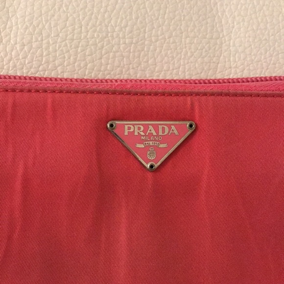 Authentic Prada Nylon Leather Wallet with authenticity & guarantee cards GUC - Picture 7 of 11